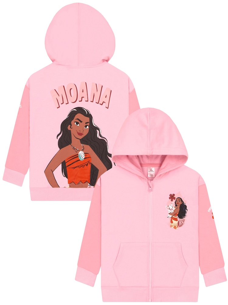 Character Disney Moana Zip Up Hoodie - صورة 1 من 12 Character Disney Moana Zip Up Hoodie - صورة 1 من 12