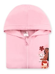 Character Pink Disney Moana Zip Up Hoodie - Image 12 of 12