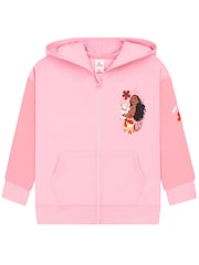 Character Pink Disney Moana Zip Up Hoodie - Image 2 of 12