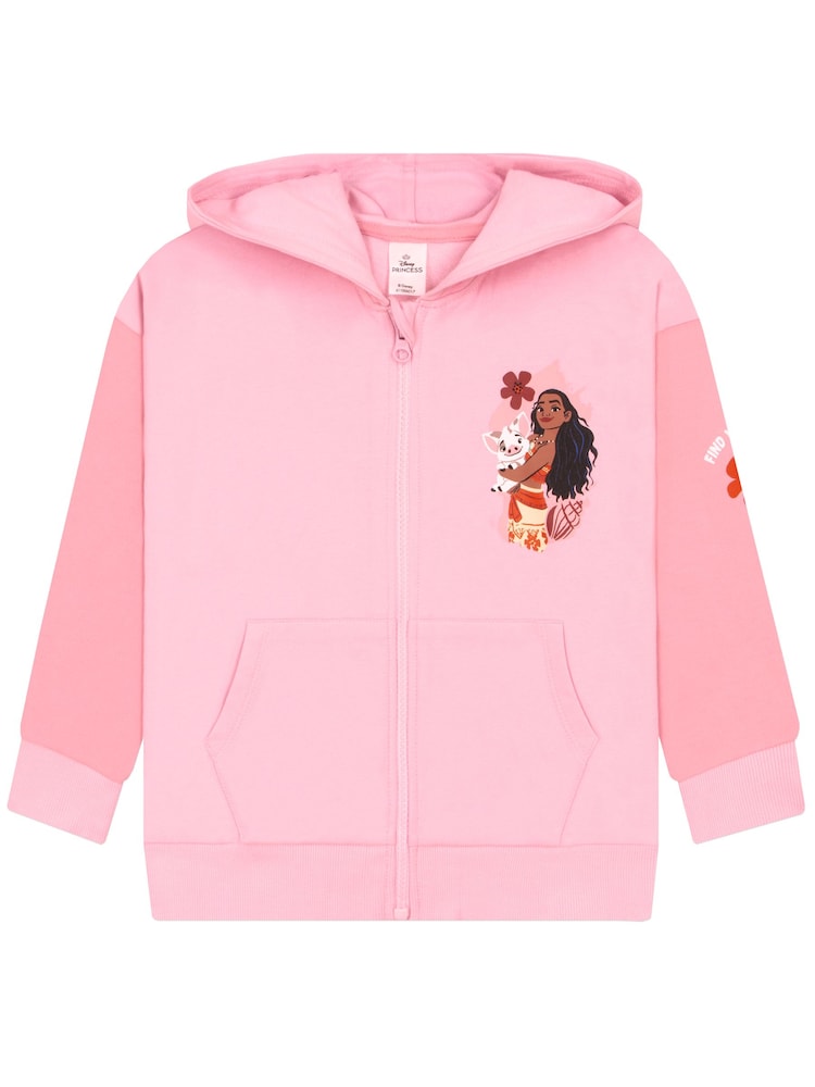 Character Disney Moana Zip Up Hoodie - صورة 2 من 12 Character Disney Moana Zip Up Hoodie - صورة 2 من 12