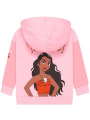 Character Pink Disney Moana Zip Up Hoodie - Image 4 of 12