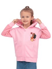 Character Pink Disney Moana Zip Up Hoodie - Image 7 of 12