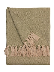 Furn Olive Dessa Woven Indoor Outdoor Throw - Image 2 of 3