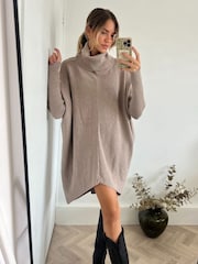 Style Cheat Natural Longer Length Hope Knitted Jumper - Image 1 of 3