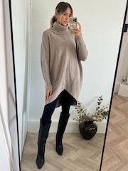 Style Cheat Natural Longer Length Hope Knitted Jumper - Image 2 of 3