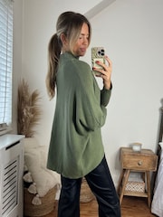 Style Cheat Khaki Green Hope Jumper - Image 3 of 4