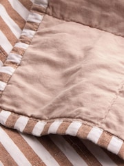 Yard Pecan Hebden Stripe Stonewashed Cotton Bedspread - Image 3 of 4