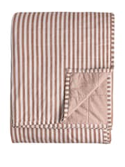 Yard Pecan Hebden Stripe Stonewashed Cotton Bedspread - Image 4 of 4