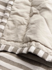 Yard Mole Hebden Stripe Stonewashed Cotton Bedspread - Image 3 of 4