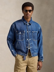 Polo Ralph Lauren Blue Polo Sport Denim Jacket - Image 1 of 8