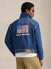 Polo Ralph Lauren Blue Polo Sport Denim Jacket - Image 3 of 8