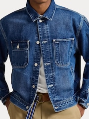 Polo Ralph Lauren Blue Polo Sport Denim Jacket - Image 7 of 8