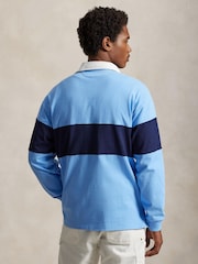 Polo Ralph Lauren Blue Polo Sport Rugby Shirt - Image 3 of 9