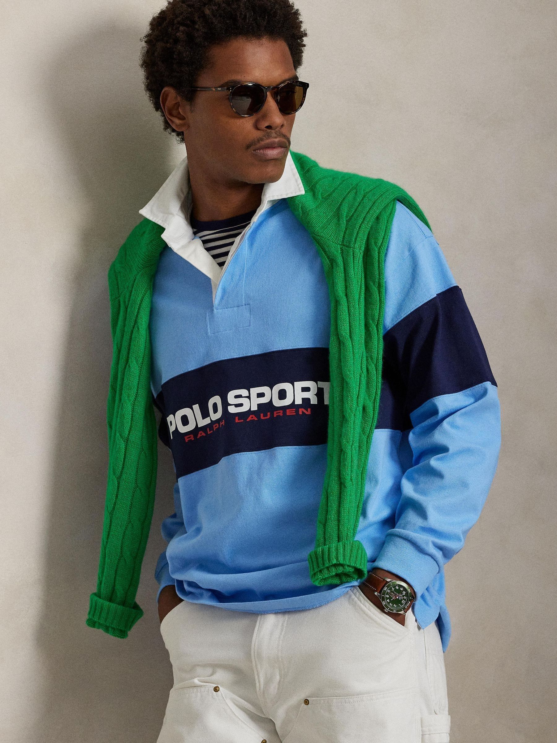 Next：日本 ブルー - Polo Ralph Lauren Polo Sport ラグビー シャツ