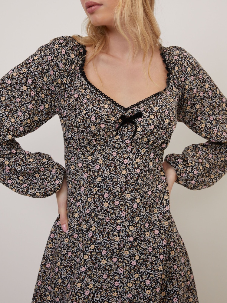 Nobodys Child Black Lillie Mini Dress - Image 4 of 4