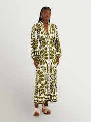 Farm Rio Green Palermo Maxi Dress - Image 3 of 4