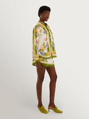 Farm Rio Tropical Scarf Sand Shorts - Image 1 of 2