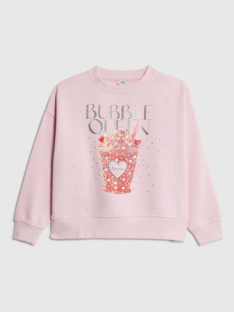 River Island Bubble Queen Sweatshirt - صورة 1 من 2