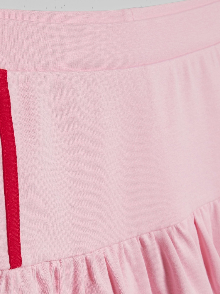 River Island Pink Long Sleeve Stripe Top & Skirt Set - Image 5 of 5