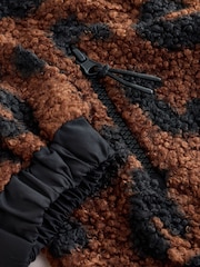 Animal Zip up Hooded Borg Jacket (3-16yrs) - Image 7 of 8