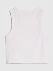 River Island White Hotfix Tank Top - Image 2 of 4