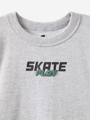 Cotton On Grey Jonny Short Sleeve Graphic Print T-Shirt - Image 3 of 3