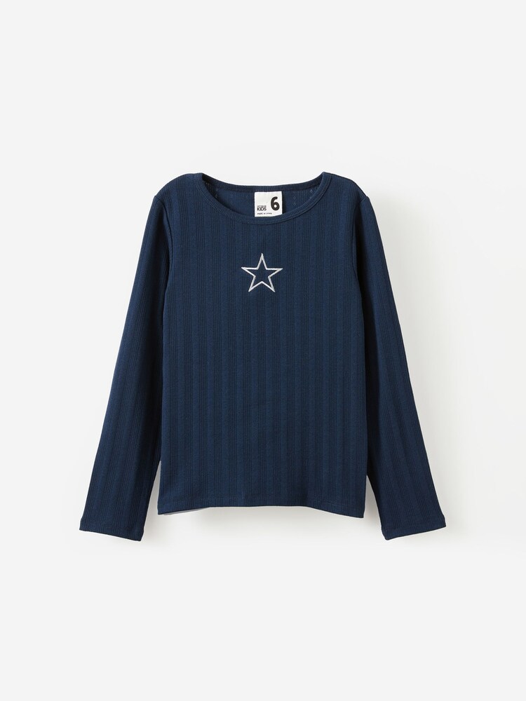 Cotton On Blue Jade Crew Top - Image 1 of 2 Cotton On Blue Jade Crew Top - Image 1 of 2