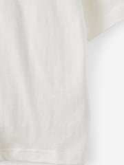 Cotton On White Poppy Oversize Graphic Print T-Shirt - Image 2 of 3