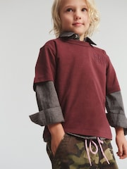 Cotton On Red Jonny Short Sleeve Graphic Print T-Shirt - Image 1 of 5