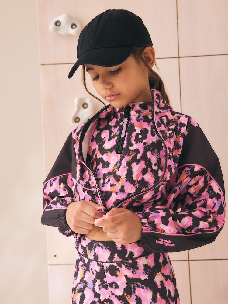 Pink Animal Sports Zip Through Jacket (3-16yrs) - Image 5 of 5 Pink Animal Sports Zip Through Jacket (3-16yrs) - Image 5 of 5