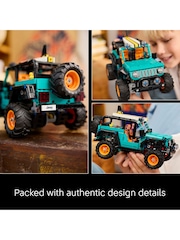 Lego Technic Jeep Wrangler Rubicon SUV Car Model Kit - Image 6 of 8