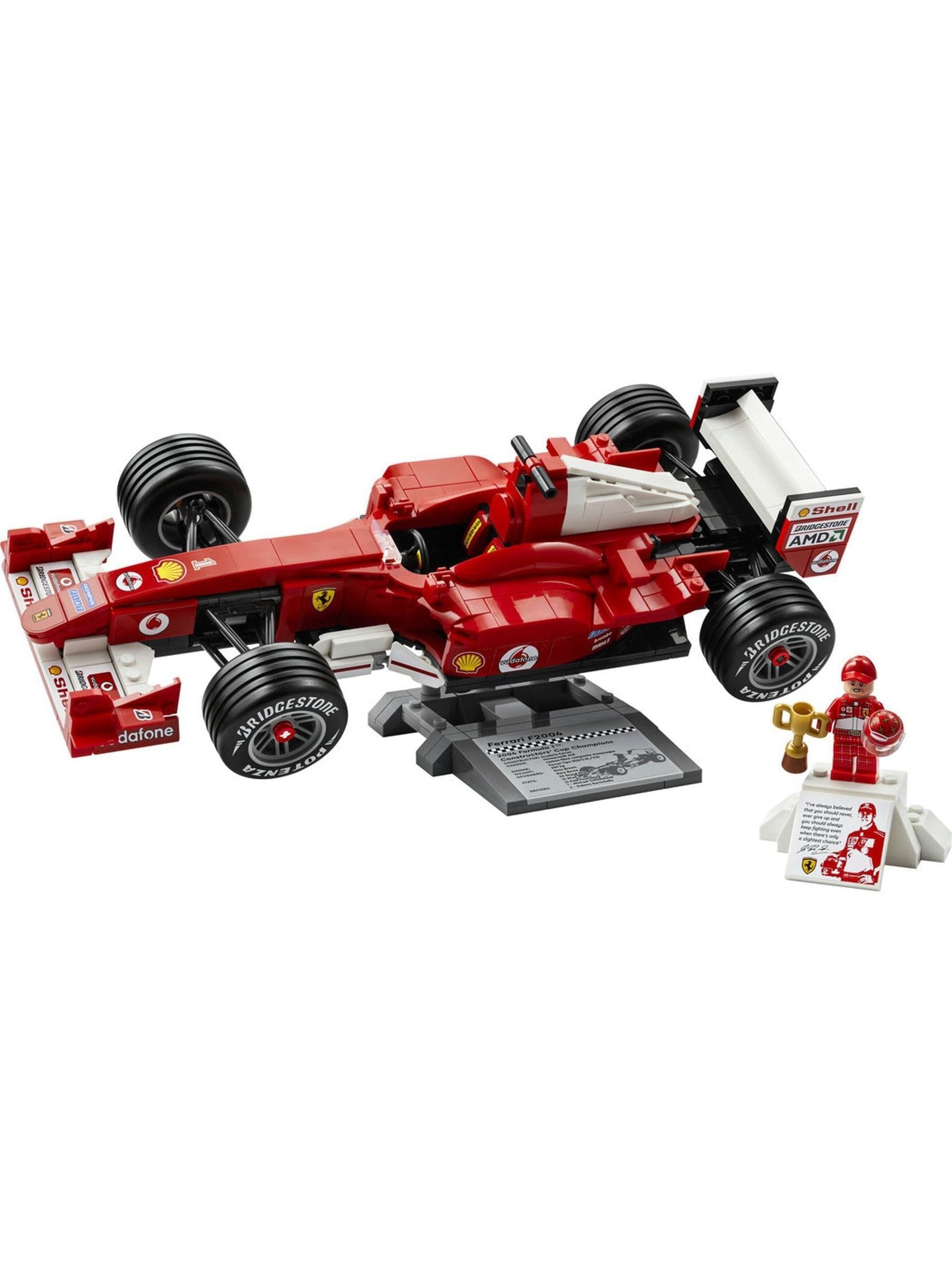 未開封 ２種セットFERRARI F2004、F2005 Buy LEGO Icons Ferrari F2004 & Michael Schumacher Model 11375 from