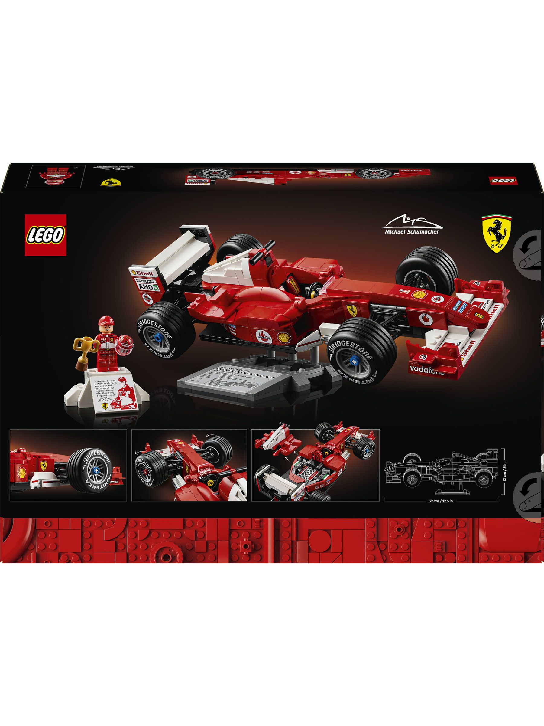 Buy LEGO Icons Ferrari F2004 & Michael Schumacher Model 11375 from
