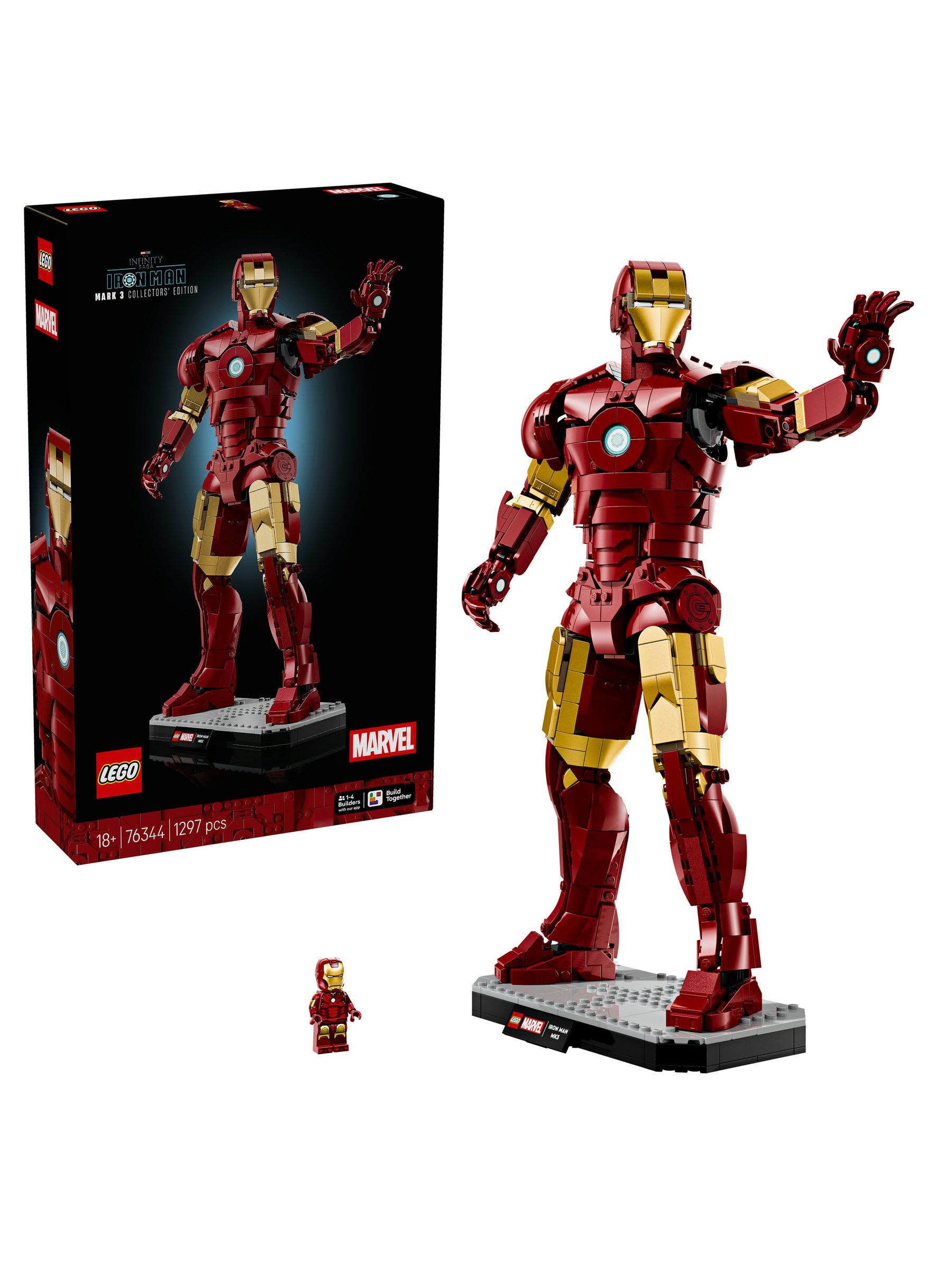 Lego Gold Marvel 76344 Iron Man Mark 3 Collectors Edition - Image 7