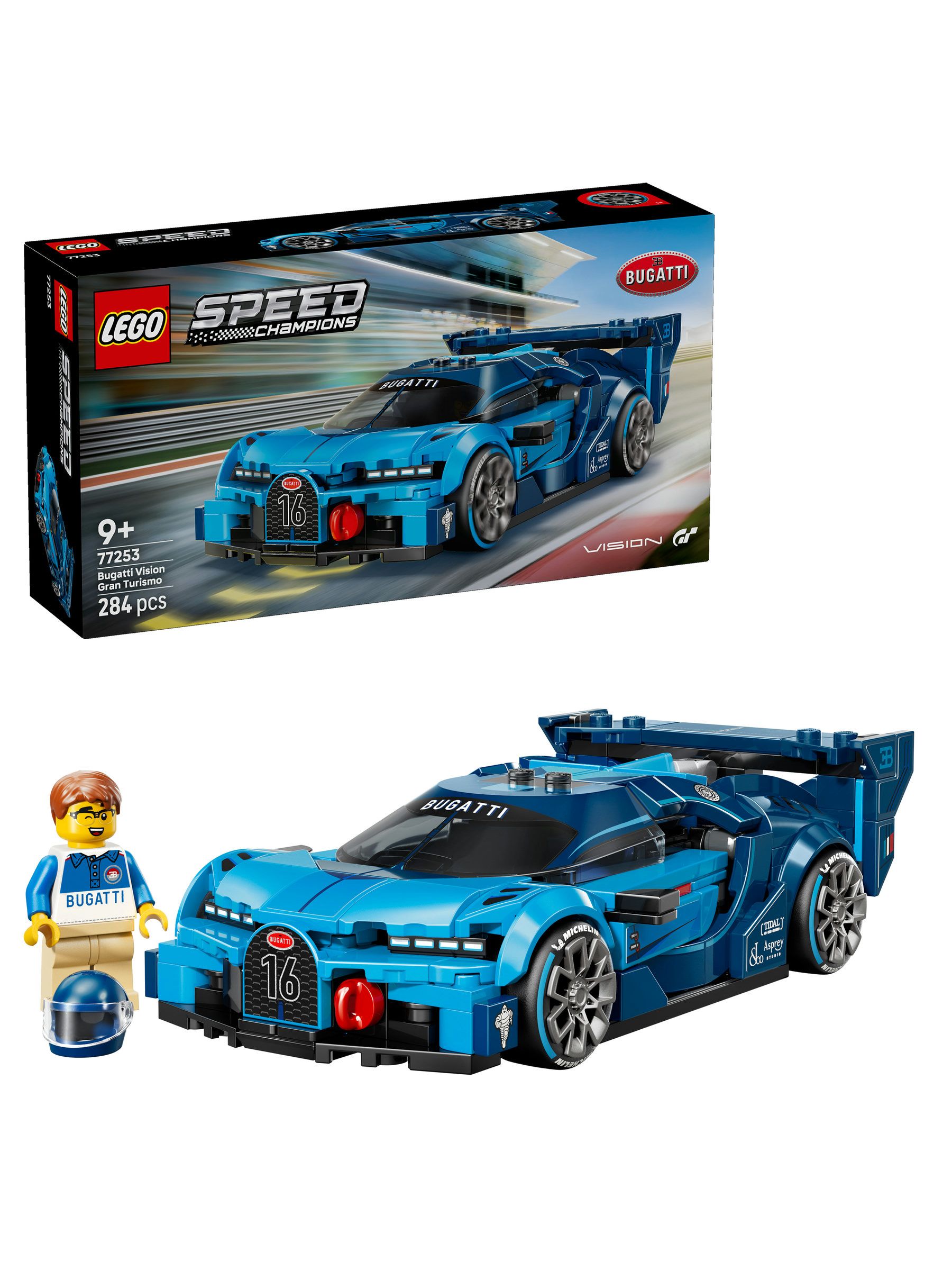Lego Speed Champions Bugatti Vision Gran Turismo Hyper Sports Car 77253, Sports Direct - Image 28