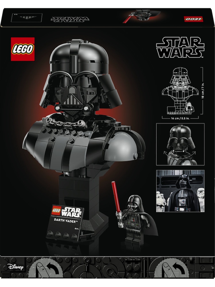 LEGO Star Wars Darth Vader Bust Model Kit for Adults 75439 - Image 8 of 8