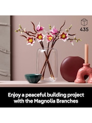 Lego Botanicals Maqnoliya Budaqları Süni Çiçəklər Dəsti - 9şəkildən 4 şəkil