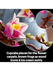 Lego Botanicals Maqnoliya Budaqları Süni Çiçəklər Dəsti - 9şəkildən 7 şəkil