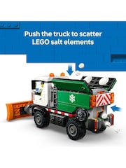 LEGO City Snowplough Truck Toy Vehicle with Minifigure 60490 - Image 7 of 7