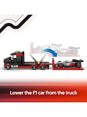 LEGO City F1 Display Truck with Audi F1 Race Car Toy 60493 - Image 4 of 8