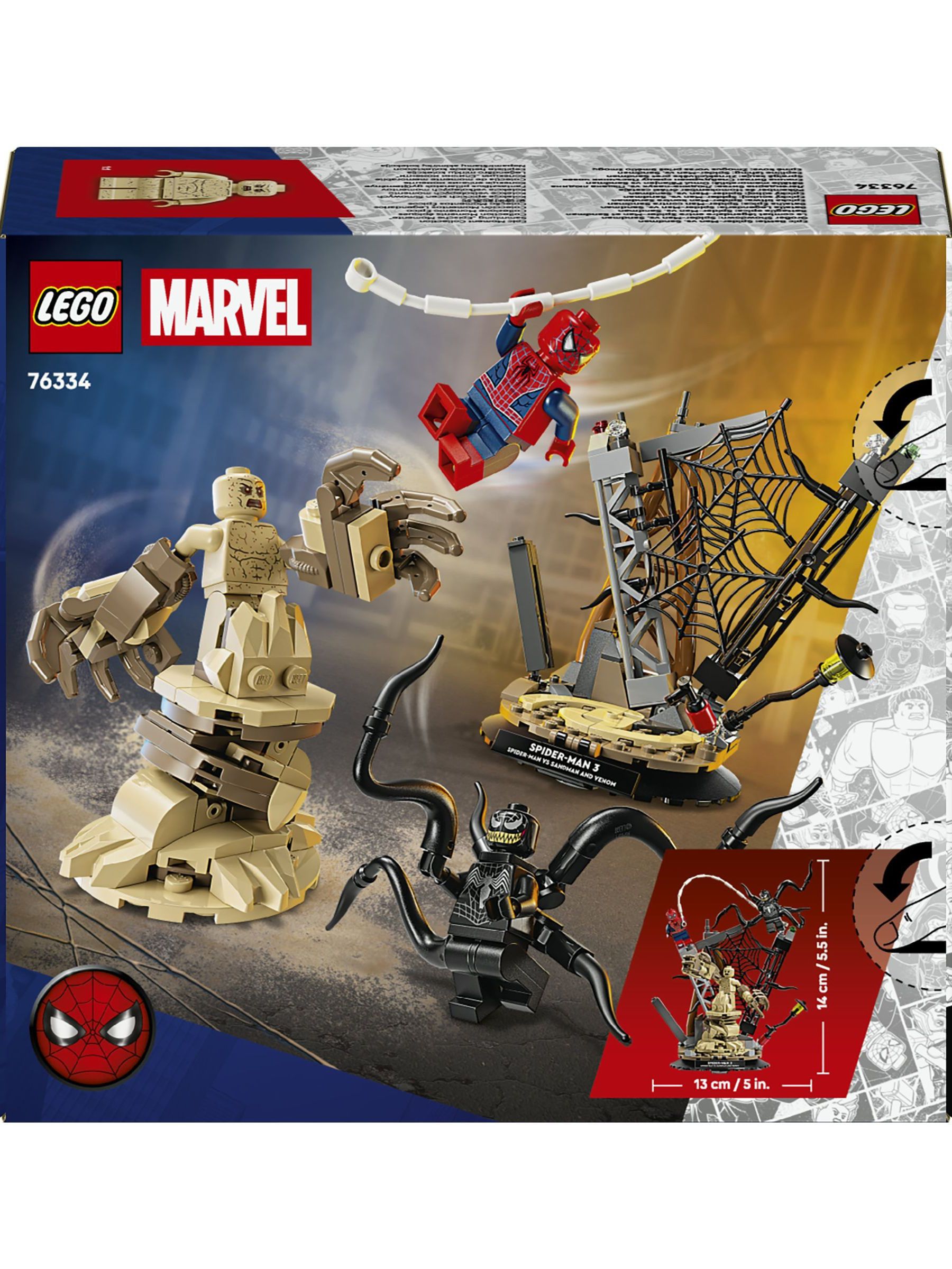 Buy LEGO Marvel Epic Battle Spider-Man vs Sandman Set 76334 from