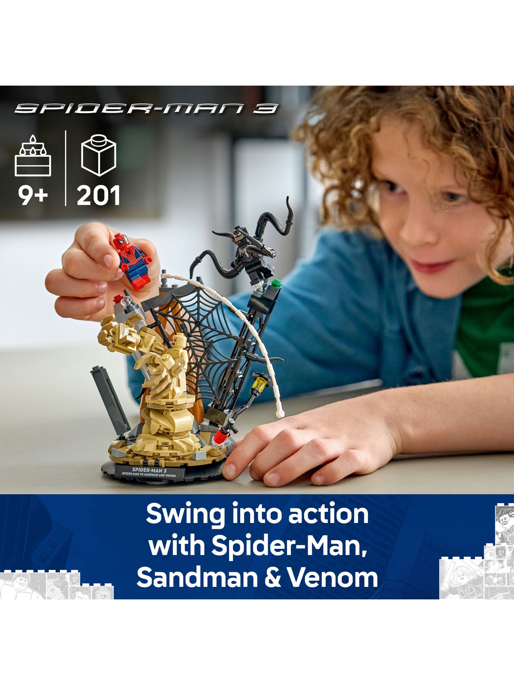 Buy LEGO Marvel Epic Battle Spider-Man vs Sandman Set 76334 from