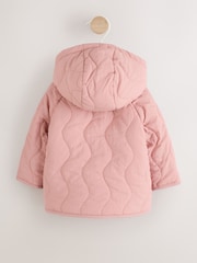 Pink Quilted Puffer Baby Jacket (0mths-2yrs) - Image 2 of 7