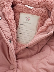 Pink Quilted Puffer Baby Jacket (0mths-2yrs) - Image 5 of 7