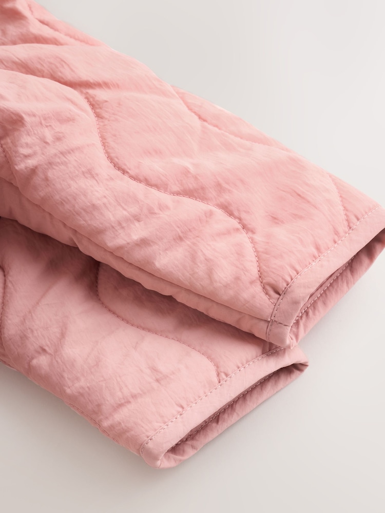 Pink Quilted Puffer Baby Jacket (0mths-2yrs) - Image 7 of 7 Pink Quilted Puffer Baby Jacket (0mths-2yrs) - Image 7 of 7
