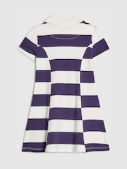 River Island Blue Stripe Rugby Polo Dress - Image 2 of 4