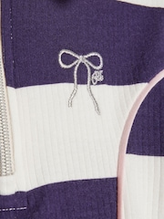 River Island Blue Stripe Rugby Polo Dress - Image 4 of 4