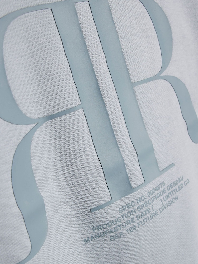 River Island Blue RR T-Shirt & Short Sets - Image 5 of 5