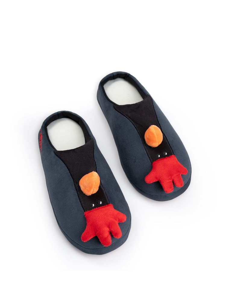 Vanilla Underground Grey Wallace And Gromit Feathers McGraw Slippers - Image 1 of 6 Vanilla Underground Grey Wallace And Gromit Feathers McGraw Slippers - Image 1 of 6