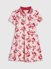 River Island Cherry Print Polo Dress - صورة 1 من 3
